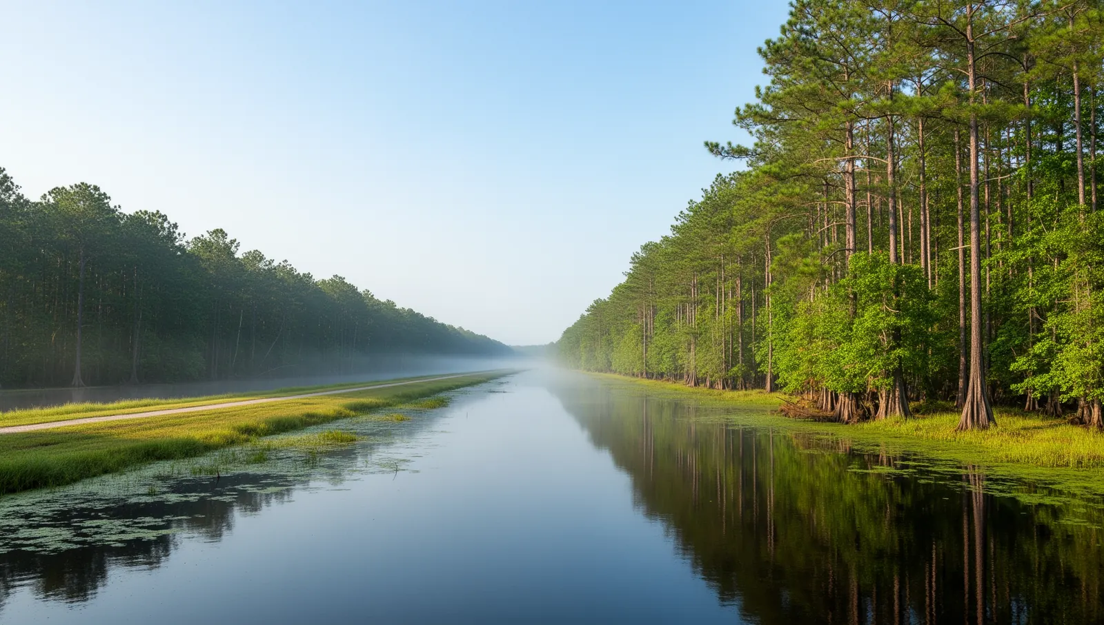 The Dismal Swamp Canal, Camden County, North Carolina